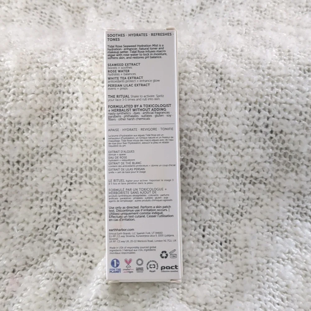Earth Harbor TIDAL ROSE Crystal Hydration Toner, 20ml/0.68fl oz - Picture 8 of 14